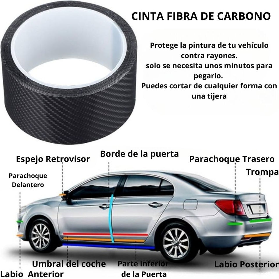 CINTA FIBRA DE CARBONO 3 METROS