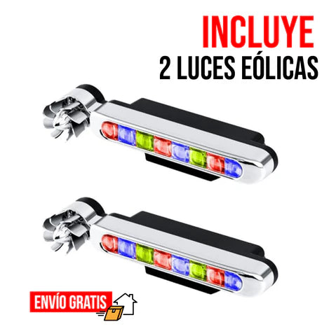 Luz Led Eólica PLUS Para Carros y Motos