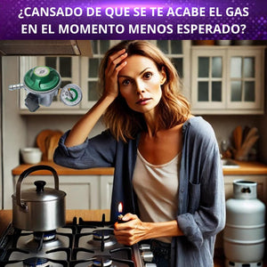 REGULADOR DE GAS PREMIUM CON MEDIDOR